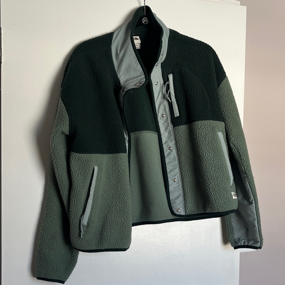 Northface Green Fleece Jacket